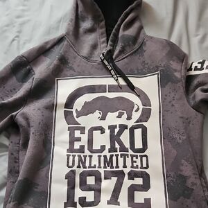 Ecko Unlimited Black and Gray Jacket